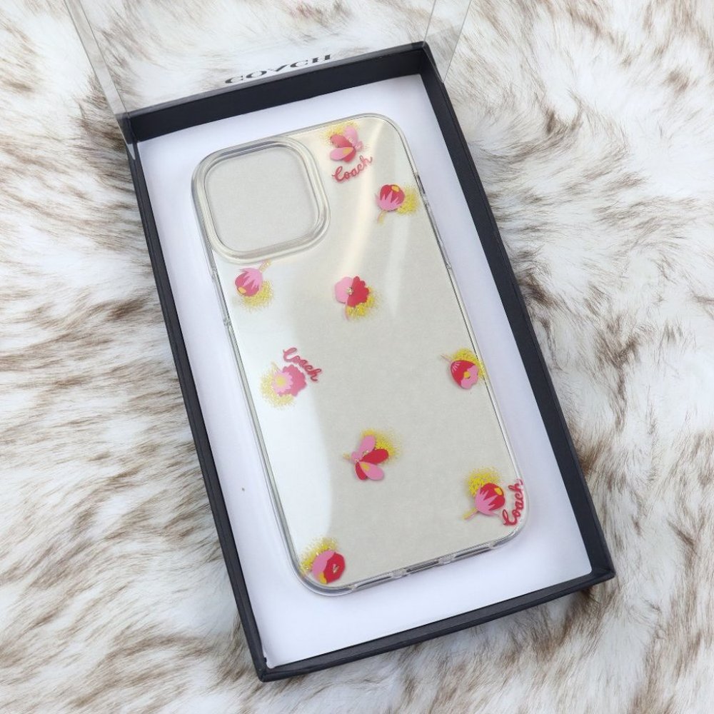 IPHONE 13 PRO MAX CASE WITH POP FLORAL PRINT (COACH C8106)